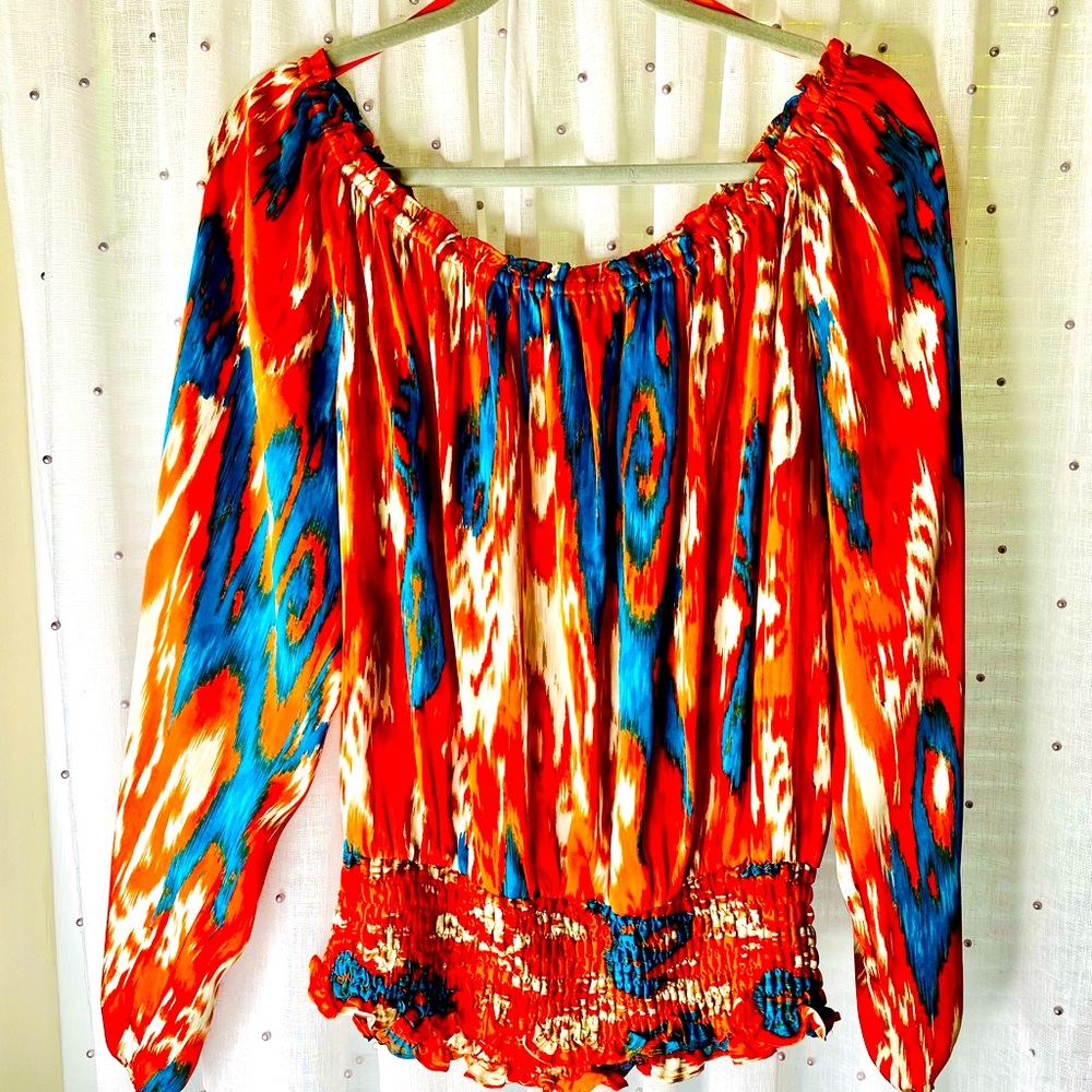 Women’s Michael Kors over the shoulder, or off the shoulder top.